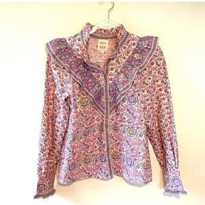 Sezane x Sea New York Gala Blouse in Emilia Print